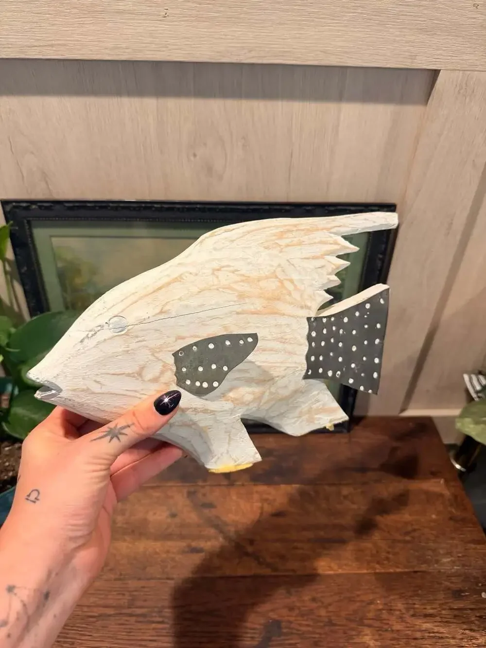Unknown hand carved